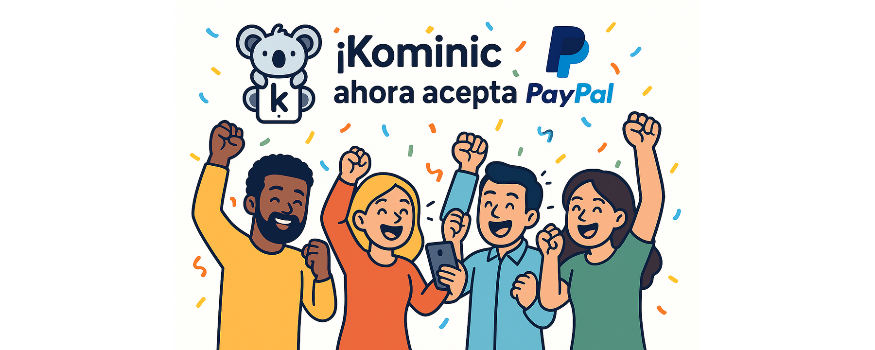 🎉 ¡Ya puedes pagar con tu saldo de PayPal en Kominic.com!