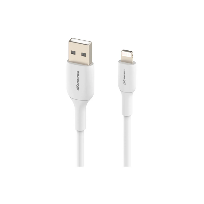 Cable Kominic USB A - Lighthing (iPhone) 1M (Carga Rápida)