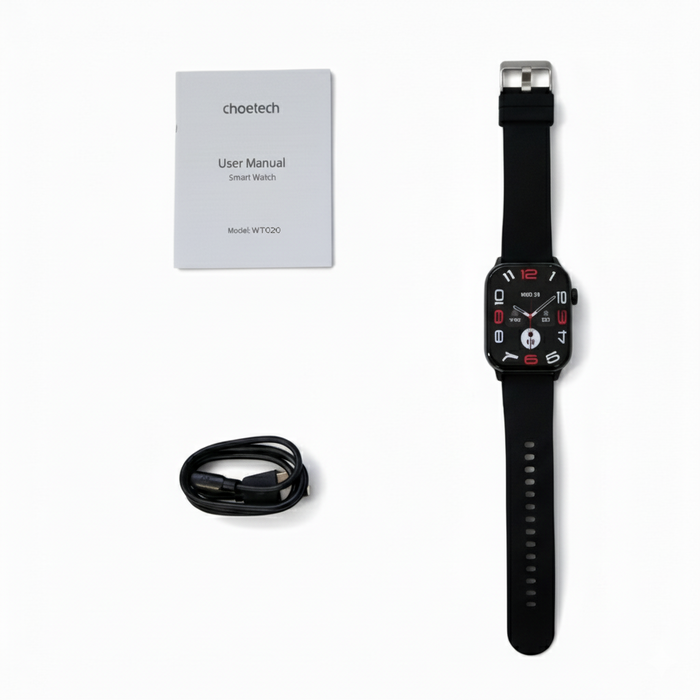 6 Unidades de Reloj Inteligente Choetech (Smartwatch) WT020 1.95" AMOLED
