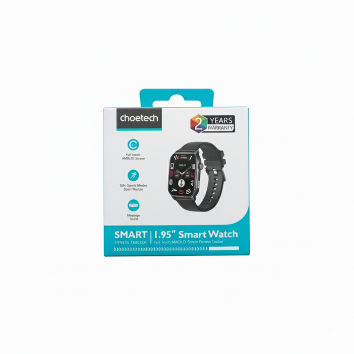 6 Unidades de Reloj Inteligente Choetech (Smartwatch) WT020 1.95" AMOLED