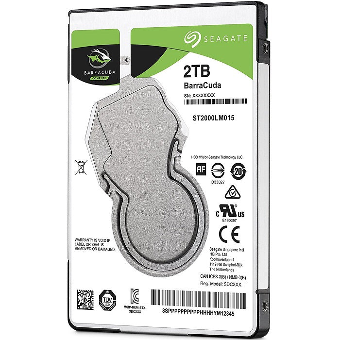 Disco Duro Interno Seagate Barracuda de 2TB