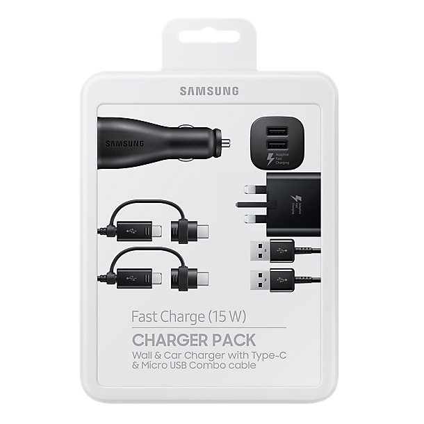 Adaptador de Corriente Samsung USB-C 15W Cable-C Pack EU