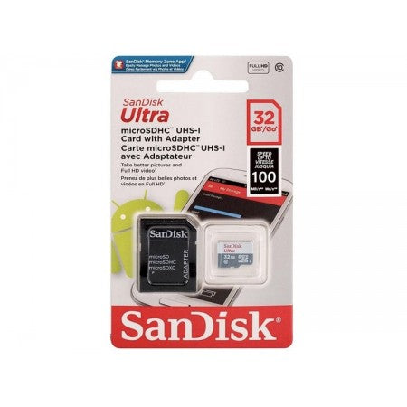 Memoria MicroSDHC SanDisk Ultra - 32GB ROM