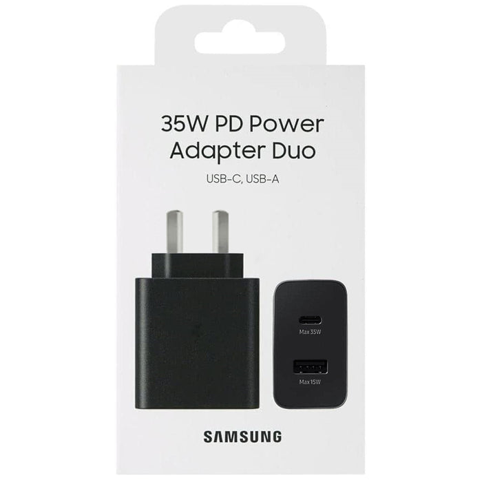 Adaptador de Corriente Samsung USB-A + USB-C 35W