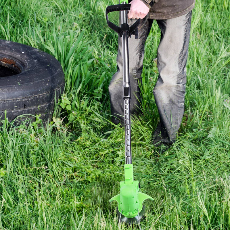 Cordless Electric Lawn Mower – 300W with Batteries and Blades