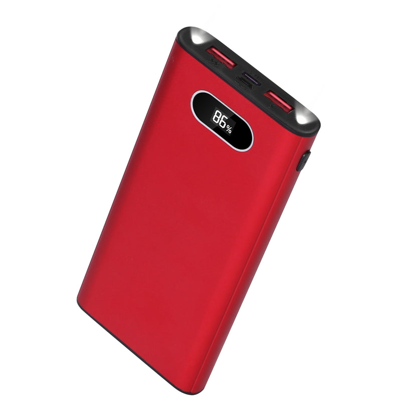 20000mAh Portable Charger – Compact Power Bank with Dual USB Output and LED Light