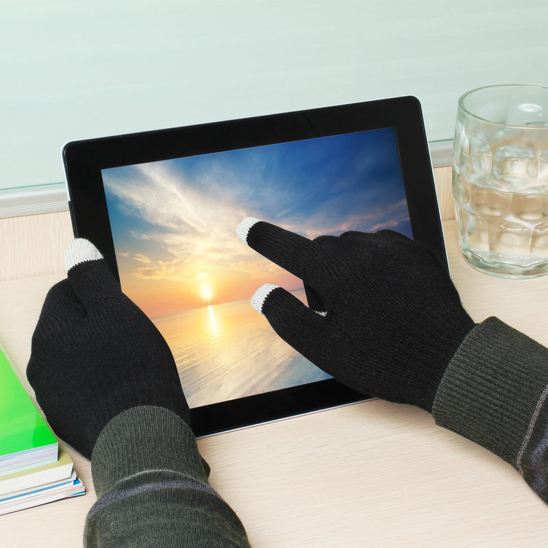 Full Finger Knitted Gloves - Cold Resistant and Screen Compatible