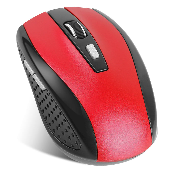Wireless Optical Mouse - 6 Programmable Buttons for Computer and MacBook