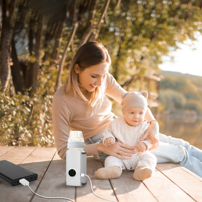 Portable Bottle Warmer – Milk and Formula Warmer with 6 Temperature Settings