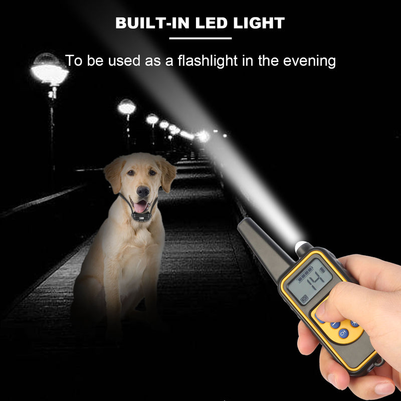 Dog Training Collar – 800m Remote Control, 4 Modes, IP67