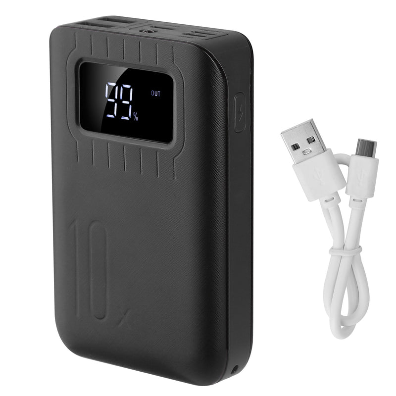 Universal Portable Charger – Power Bank with LCD Display and LED Flashlight