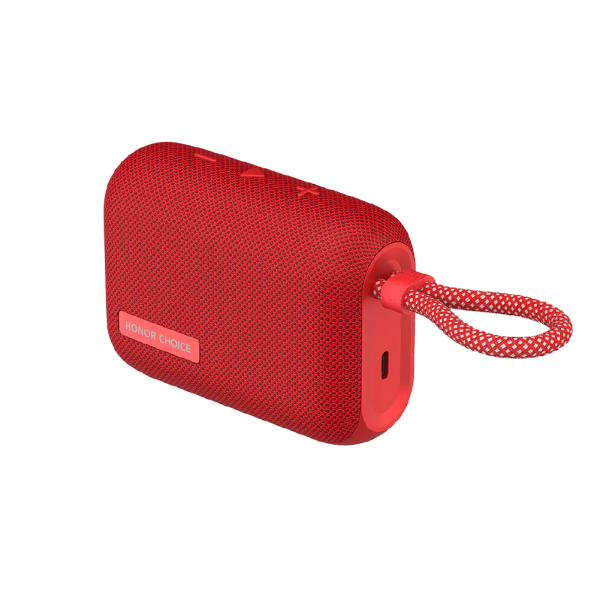 Bocina inalámbrica Honor Choice Bluetooth M1 con diseño compacto y altavoces para música portátil en color negro
