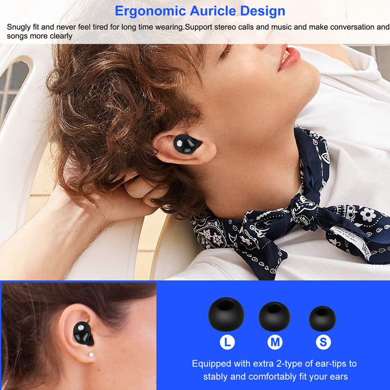 TWS Wireless Earphones V4.2 – IPX4 Stereo with Microphone and Magnetic Case