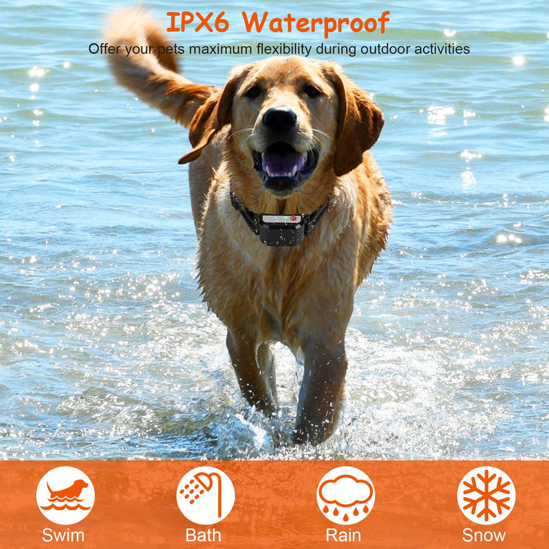 Wireless Dog Fence and Training Collar – 3 Modes, 9 Levels, Rechargeable and Waterproof