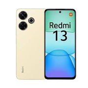 Celular Xiaomi Redmi 13 4G con pantalla de 6.79 pulgadas, doble SIM, 256GB de almacenamiento y 8GB de RAM.