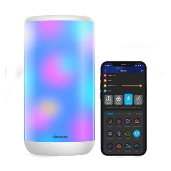 Lámpara de mesa Aura Smart Govee RGBICWW H6052