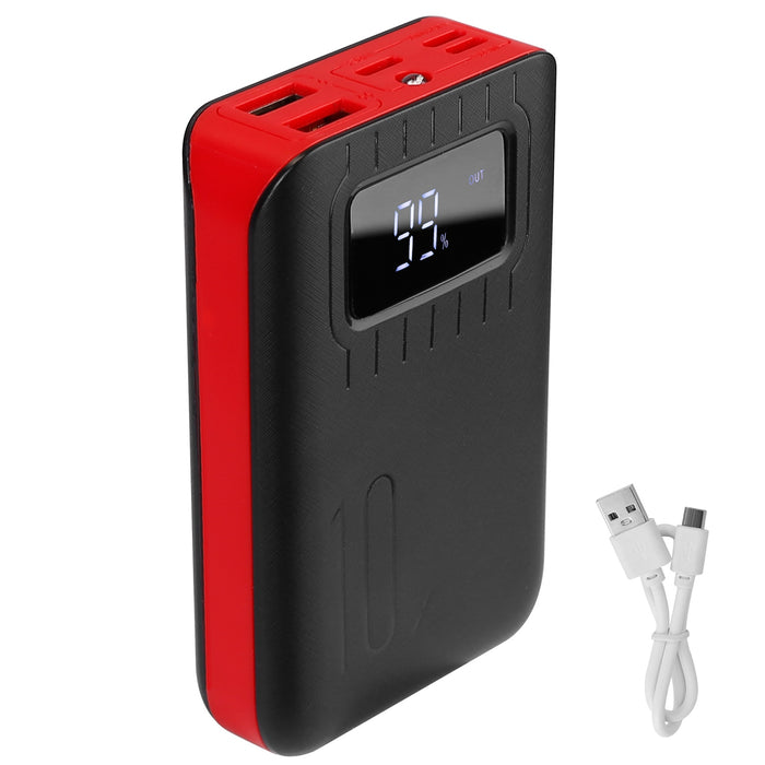 Universal Portable Charger – Power Bank with LCD Display and LED Flashlight