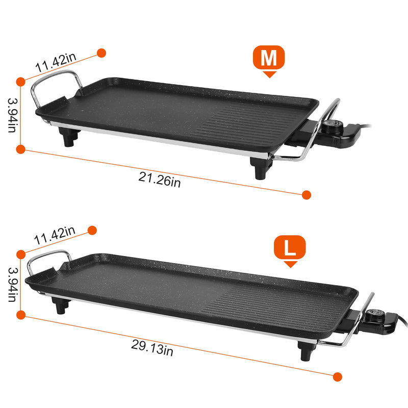Portable Electric Grill – 1500W with 5 Temperature Settings