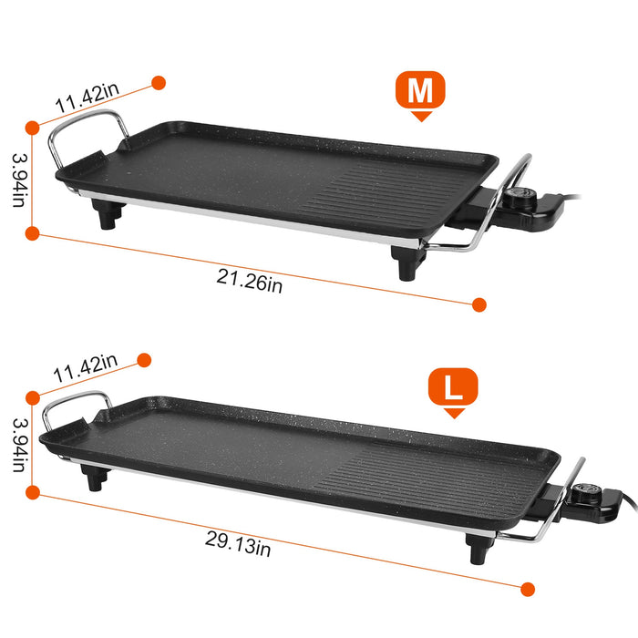 Portable Electric Grill – 1500W with 5 Temperature Settings