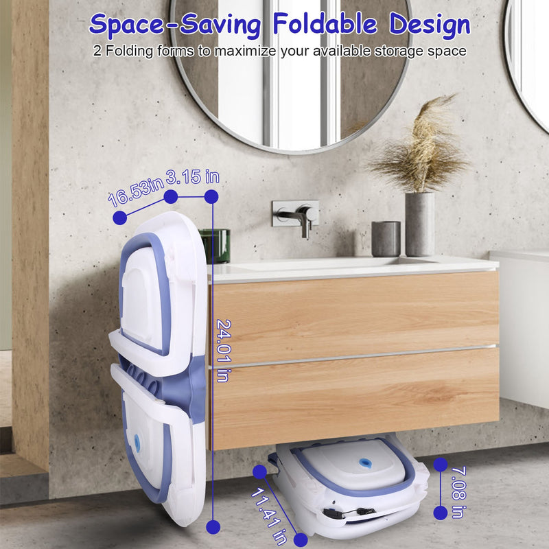 Portable Bathtub – Bathtub for Newborns and Toddlers with Easy Drain