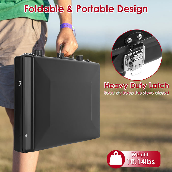 Portable Camping Stove 3 Burners – 20500 BTU Foldable