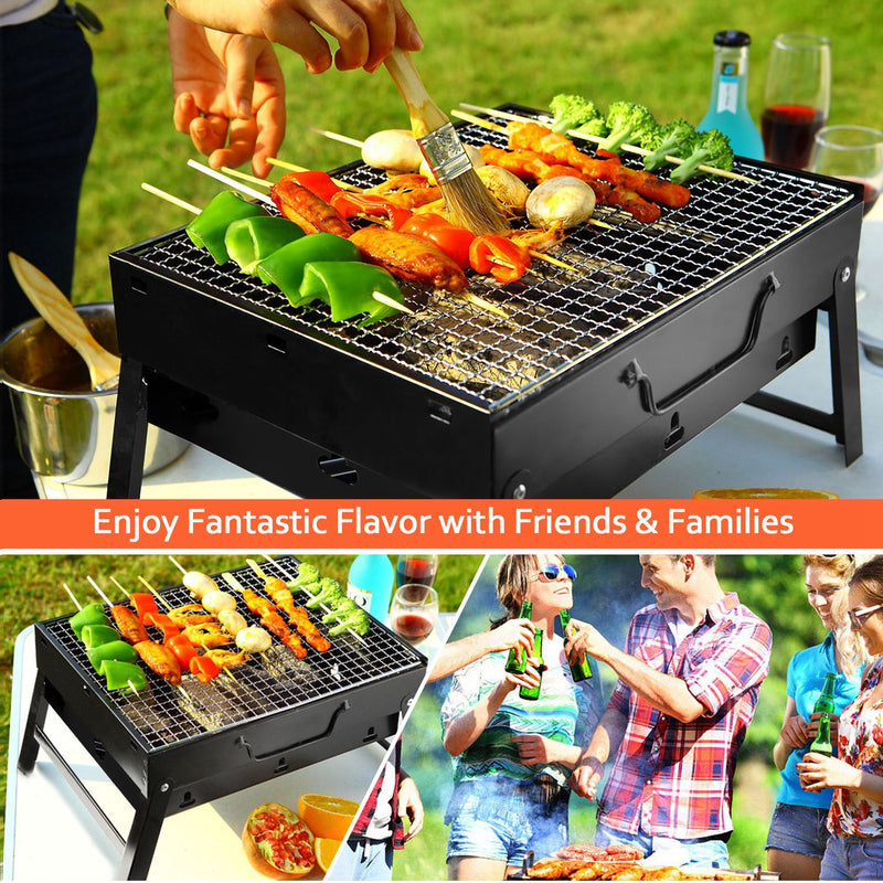 Portable Travel Barbecue - Folding Grill for Picnics and Camping