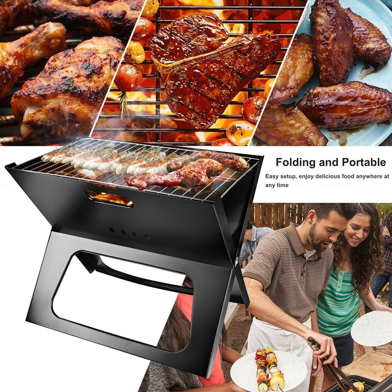 Travel Grill - Foldable Charcoal BBQ for Garden and Camping