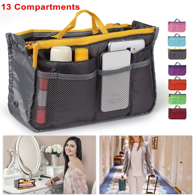 Handbag Liner - Makeup and Travel Accessories Organizer
