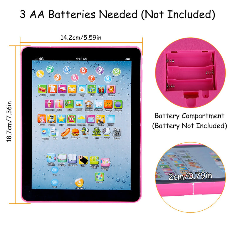 Interactive ABC and Numbers Tablet for Kids
