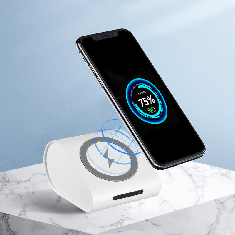 Portable Wireless Charger – 10400 mAh Power Bank for Phones and Tablets