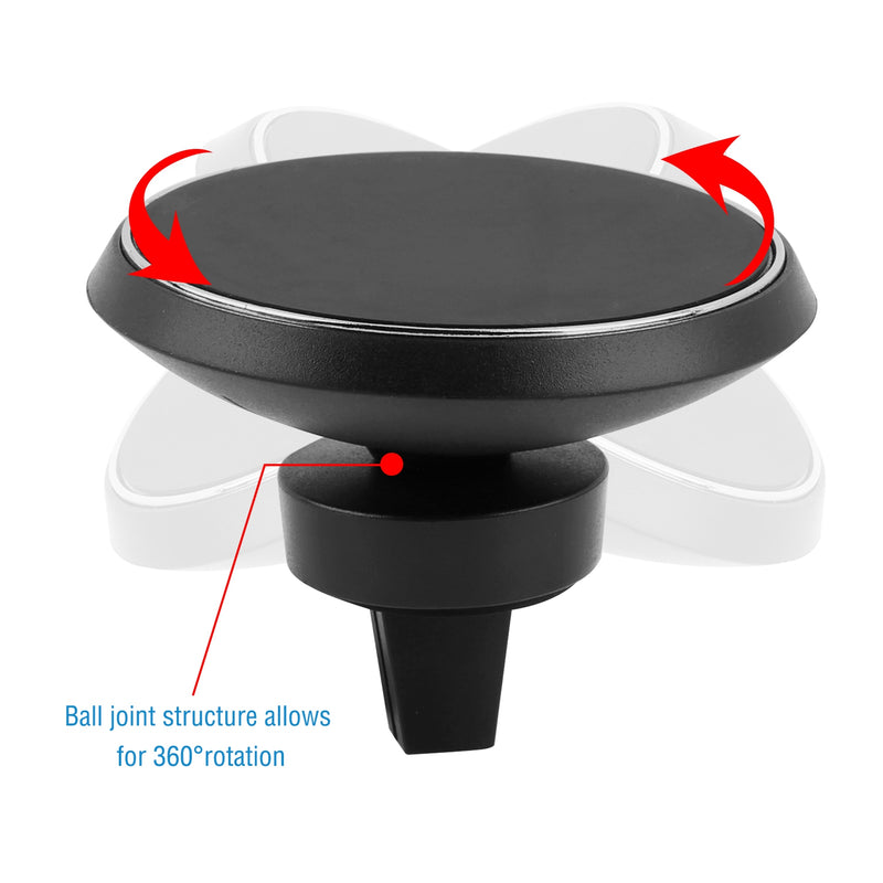 Magnetic Wireless Car Charger – 360° Holder with Multiple Protection