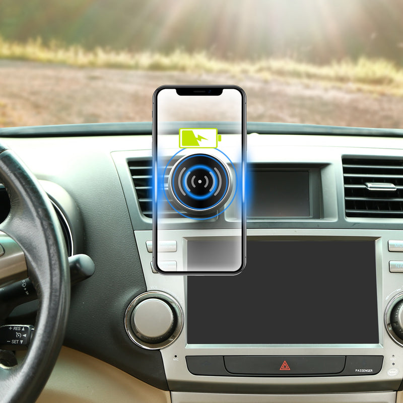 Magnetic Wireless Car Charger – 360° Holder with Multiple Protection