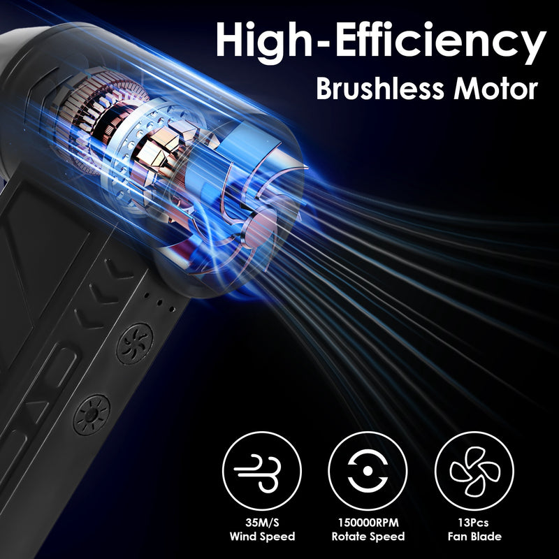 Portable Air Compressor – High-Speed 150000RPM Duster for Electronics