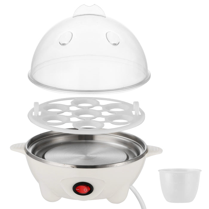 Electric Egg Cooker – 7 Eggs, Automatic Shut-off and Steamer