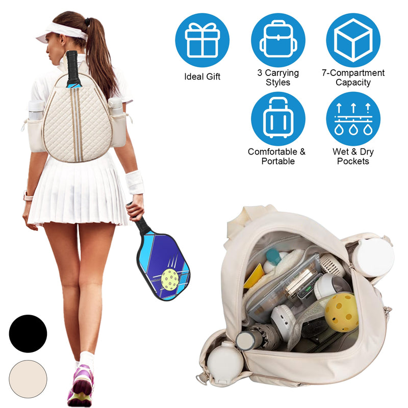 Pickleball Sling Bag – Waterproof, Multipurpose, and Large Capacity