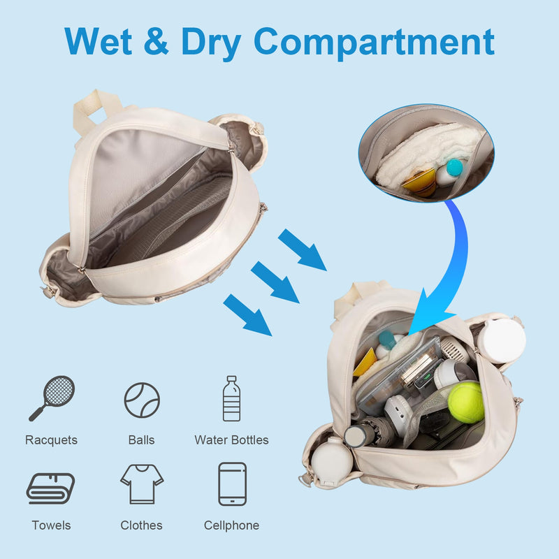 Pickleball Sling Bag – Waterproof, Multipurpose, and Large Capacity