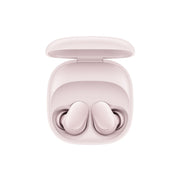 Audífonos Xiaomi Redmi Buds 6 Play en color blanco, con diseño inalámbrico y auriculares con estuche de carga.