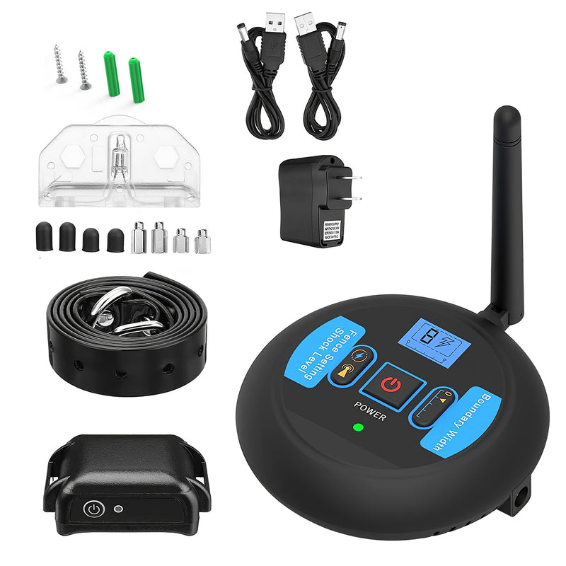 Dog Training System - Wireless Electric Fence with Safety Collar