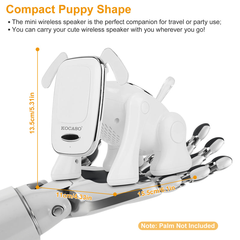 Wireless Puppy Design Speaker – Multifunctional with FM Radio and Phone Holder
