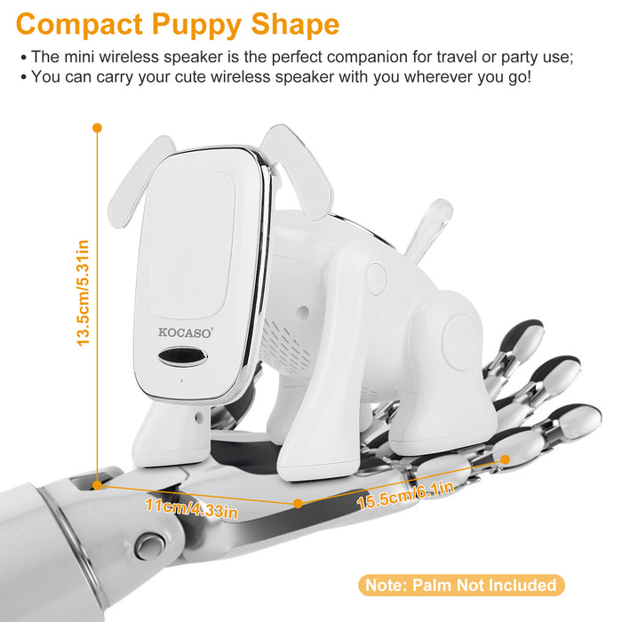 Wireless Puppy Design Speaker – Multifunctional with FM Radio and Phone Holder