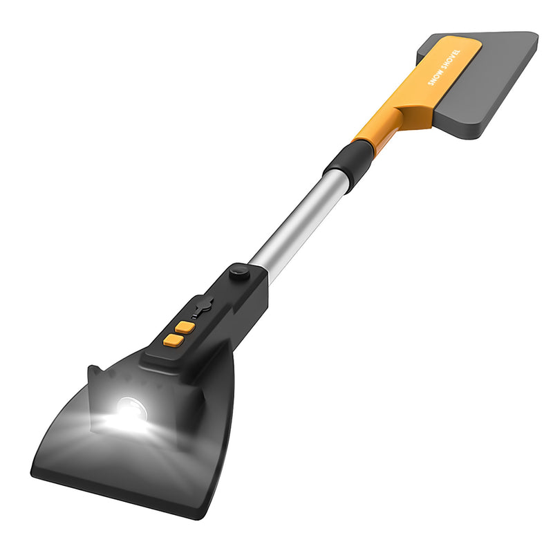 3-in-1 Telescopic Shovel with Brush and Ice Scraper