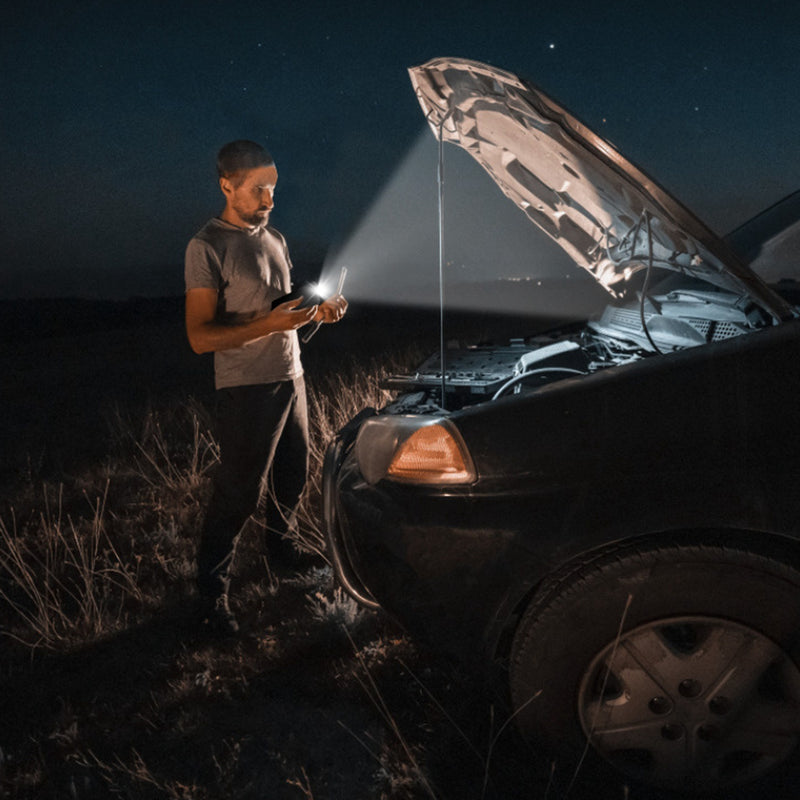 20000mAh Portable Car Jump Starter - 400A with LED Flashlight
