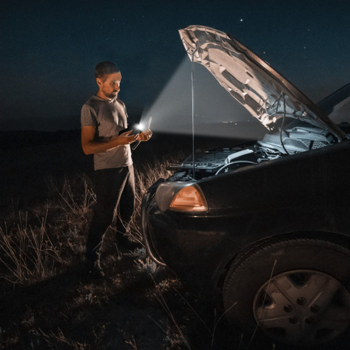 20000mAh Portable Car Jump Starter - 400A with LED Flashlight