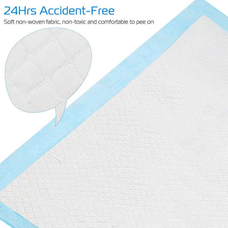 Absorbent Puppy Pads – 50 Count, 24×18 in