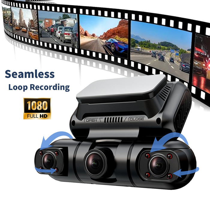 Dashcam 360° 4-Channel with GPS and Wi-Fi