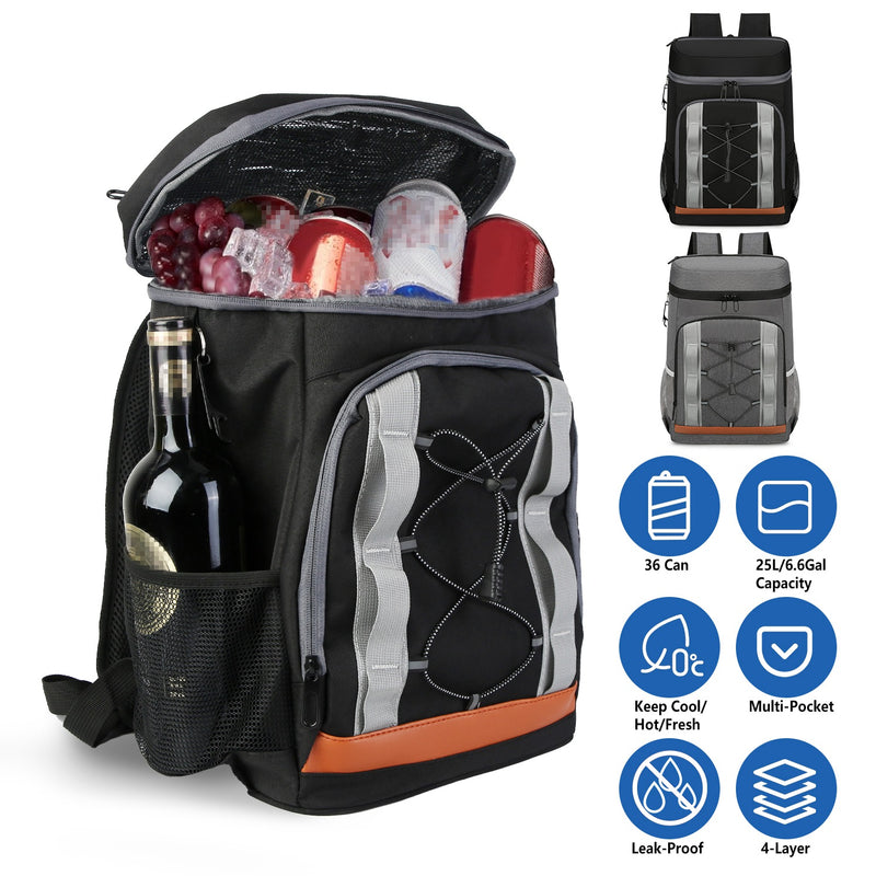 Thermal Backpack Bag - 25L with Large Capacity for Camping and Beach