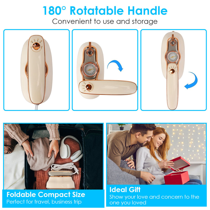 Portable Garment Steamer – 1200W with Dry and Wet Mode