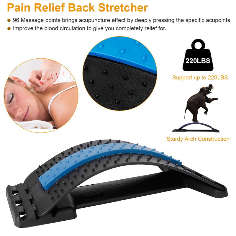 Multi-Level Lumbar Support Stretcher – 96 Acupressure Points