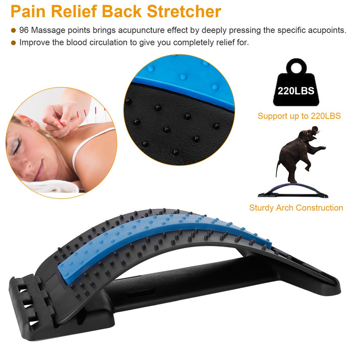 Multi-Level Lumbar Support Stretcher – 96 Acupressure Points