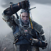Videojuego The Witcher 3 Wild Hunt para PlayStation 5, caja con ilustración del juego en la portada.
